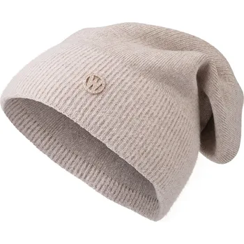 Čepice Dámská pletená čepice WROBI W15D, béžové barvy 7100449-5