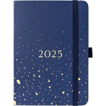 Diář Busy B Navy Spray Day a Page A6 denní 2025 [ENG]