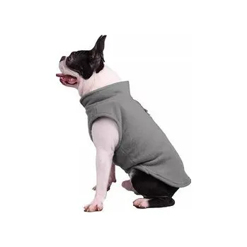 Pánská mikina Fleece mikina pro psa s poutkem - Šedá M