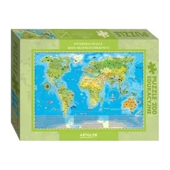 Puzzle Puzzle 200 - Zwierzęta Świata Młodego Odkrywcy