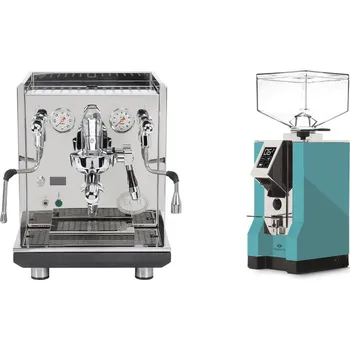 Kávovar ECM Synchronika II + Eureka Mignon Specialita, CR tiffany blue