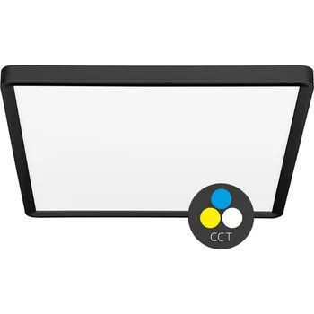 Ecolite TERY LED sv. čtverec 32W,40cm,CCT,3840lm,IP40,černý lem