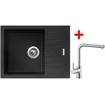 Sinks PERFECTO 650 Metalblack + Elka