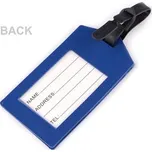 Jmenovka / visačka na kufr letadlo - 1 ks - 4 modrá