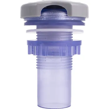 LVJ Luxury Elegant regulátor vzduchu, 1", šedá/transparent - L-2033GC