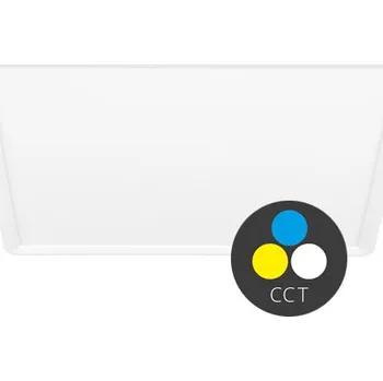 Ecolite TERY LED sv. čtverec 24W,30cm,CCT,2400lm,IP40,bílý lem