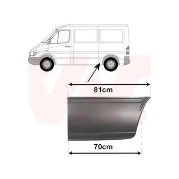 Příslušenství karosérie Boční stěna VAN WEZEL 3075141