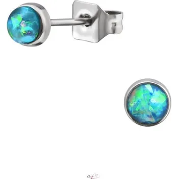 Náušnice Prosperk Stříbrné mini náušnice Opal S2734