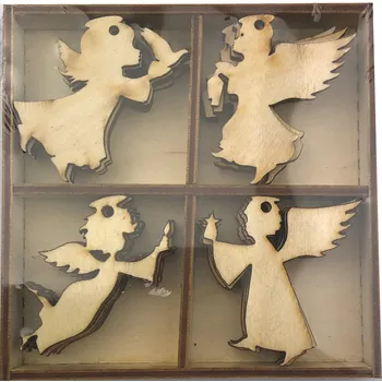 Vánoční dekorace VÁNOČNÍ SADA 20 ks 7,5 cm Andílek Anděl ozdoba