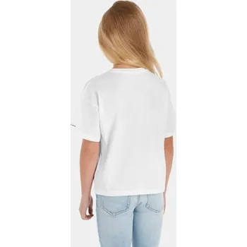 Pánská móda Calvin Klein Jeans T-Shirt IG0IG02136 Bílá Boxy Fit 14Y
