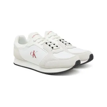 Pánské tenisky Sneakersy Calvin Klein Jeans Retro Sock Runner Mg YM0YM01152 Bílá 43