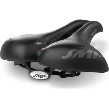 Sedlo na kolo Selle SMP MartinTouring Large Gel (Sedlo Selle SMP MartinTouring Large Gel cerná, unisex, 256x263mm, cca 710g)