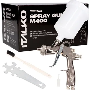 Stříkací pistole ITALKO LAKÝRNICKÁ PISTOLE M400 HVLP, TRYSKA 1.4mm