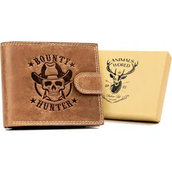 Pánská kožená peněženka Wild hnědá KZ2250714