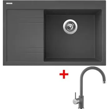 Kuchyňský dřez Sinks RIM 780 P Titanium + Vitalia GR