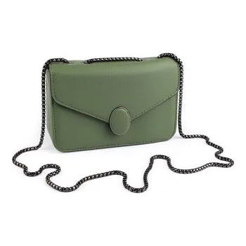 Kabelka Dámská kabelka crossbody 20x12 cm - 1 ks - 3 zelená lahvová