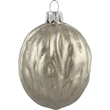 Skleněný ořech platinový