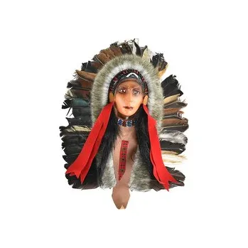Závěsná dekorace Indiánská náčelnice 25 cm - var. AL