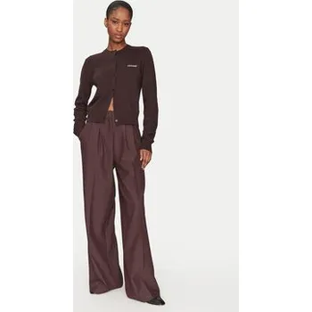 Dámské kalhoty 2NDDAY Kalhoty z materiálu Miles 2251160151 Hnědá Loose Fit 36