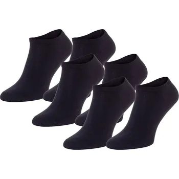 Pánské ponožky TOMMY HILFIGER PONOŽKY ŤAPKY 6 PÁRŮ ČERNÉ 342023001 200 Velikost: 39-42