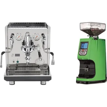 Kávovar ECM Synchronika II + Eureka Atom 60, kawasaki green