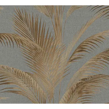 Tapeta A.S. Création | Vliesová tapeta na zeď Michalsky 39980-3 | 0,53 x 10,05 m | šedá, hnědá, metalická + Šedá, hnědá, metalická vliesová tapeta na stěnu 399803 v rozměru 0,53 x 10,05 m