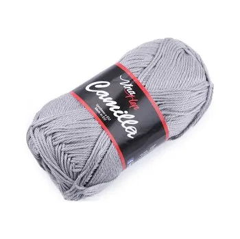Galanterie Bavlněná pletací příze Camilla 50 g - 1 ks - 20 (8232) šedá světlá