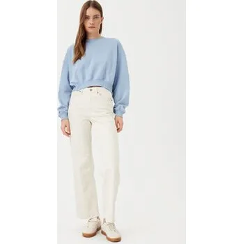 Dámská móda ONLY Mikina Bella 15341904 Světle modrá Regular Fit XL