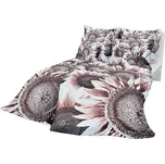 Stanex Saténové povlečení Slunečnice 140x200 70x90