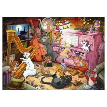 Puzzle RAVENSBURGER Puzzle Disney: Aristokočky 1000 dílků