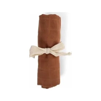 Nočník MUŠELÍNOVÁ PLIENKA GOTS FILIBABBA - AMBER BROWN