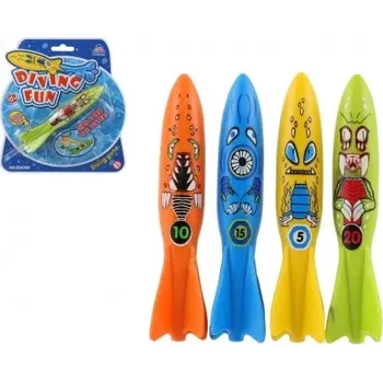 Vodní sport Teddies Torpédo pro potápění plast 13 cm