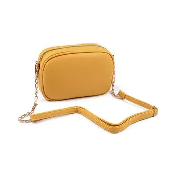 Kabelka Dámská / dívčí kabelka crossbody 13,5x20 cm - 1 ks - 1 hořčicová