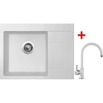 Kuchyňský dřez Sinks RIM 650 L Milk + Vitalia GR
