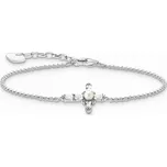 Thomas Sabo A2173-167-14-L19V Silver náramek With White Cross Romance