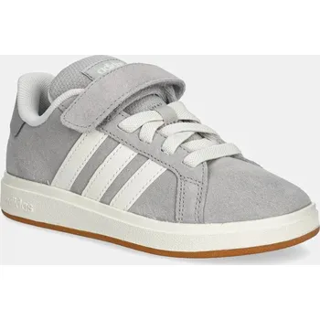 Dětská móda Dětské semišové sneakers boty adidas GRAND COURT 00s JP5897 šedá 90X, EUR 31.5