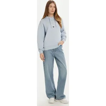 Pánská mikina Tommy Hilfiger Mikina Modern Script Graphic WW0WW43842 Světle modrá Regular Fit XS