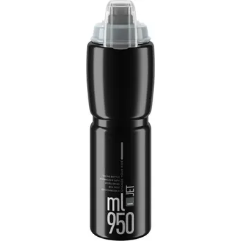 Košík na láhev lahev ELITE Jet Plus 21´ černá/šedé logo 950 ml