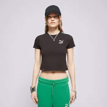 Dámské tričko Puma Tričko Iconic T7 Baby Černá M