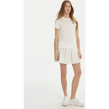 Pánská móda Lacoste T-Shirt TF9246 Bílá Slim Fit 40