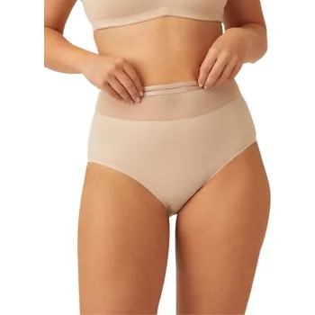 Kalhotky Dámské kalhotky s vysokým pasem Naturana 4758 TĚLOVÁ Barva: TĚLOVÁ 895, Velikost kalhotek: 46