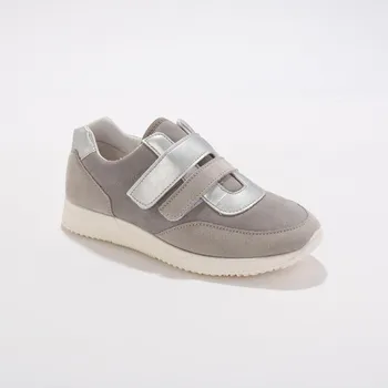 Dámské tenisky Tenisky na suchý zip pro citlivá chodidla šedá 41