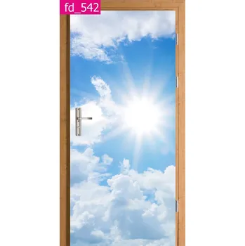 Fototapeta FOTOTAPETA SAMOLEPKA NA DVEŘE NÁBYTEK NEBE SLUNCE