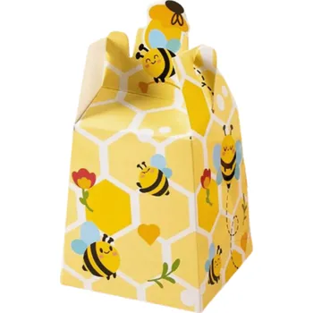 Dárková krabička Krabička papírová - včelky