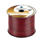 Kabel dvojlinka Cabletech KAB0381 2x 0,35 mm černo-rudá CU