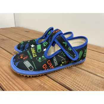 Dívčí bačkory Beda barefoot Bačkůrky - PLAY, Boty Beda Velikost: 30