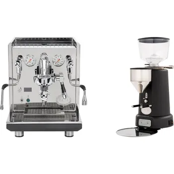 Kávovar ECM Synchronika II + ECM V-Titan 64, anthracite