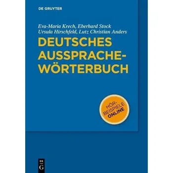 Slovník Deutsches Aussprachewörterbuch - Krech, Eva-Maria