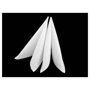 Papírový ubrousek Bavlněný ubrousek 45x45 cm - 2 ks - 2 (45x45 cm) bílá