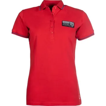Dámské tričko HKM Triko polo Derby HKM, red XXS